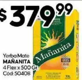 Diarco Yerba mate mañanita 4 flex oferta