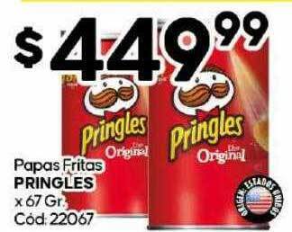 Diarco Papas fritas pringles oferta