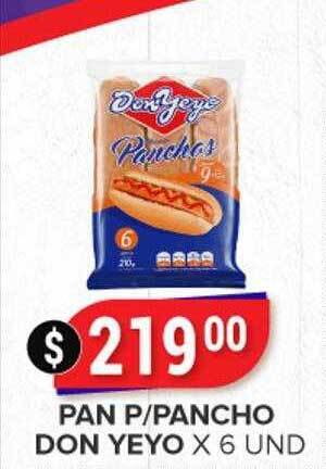 Supermercados Mayor Pan p pancho don yeyo oferta