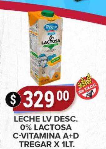 Supermercados Mayor Leche lv desc 0% lactosa c-vitamina a+d tregar oferta