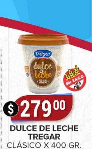Supermercados Mayor Dulce de leche tregar clasico oferta