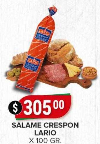 Supermercados Mayor Salame crespon lario oferta