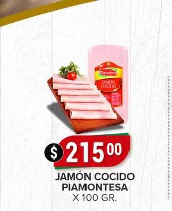 Supermercados Mayor Jamón cocido piamontesa oferta