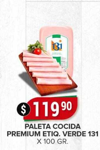 Supermercados Mayor Paleta cocida premium etiq verde 131 oferta