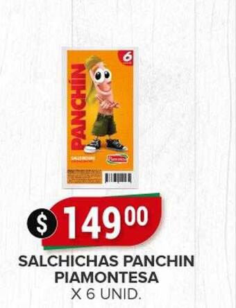 Supermercados Mayor Salchichas panchin piamontesa oferta