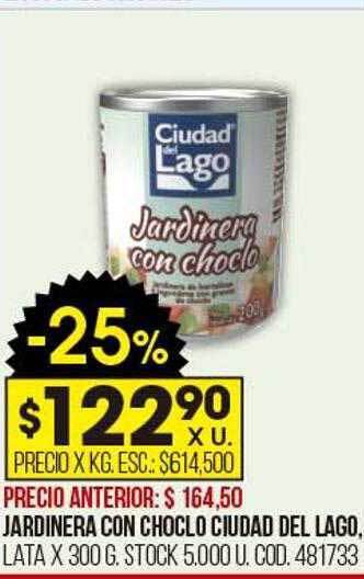 Coto Jardinera con choclo ciudad del lago oferta