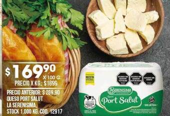 Coto Queso port salut la serenisima oferta