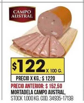 Coto Mortadela campo austral oferta