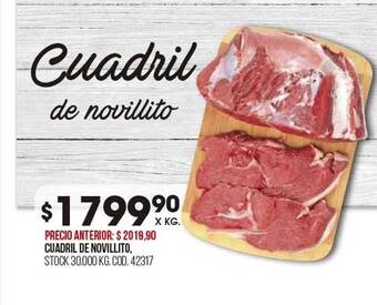 Coto Cuadril de novillito oferta