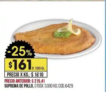Coto Suprema de pollo oferta