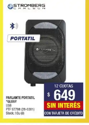 Lombardi Stromberg Carlson Parlante Portatil "Glosy oferta
