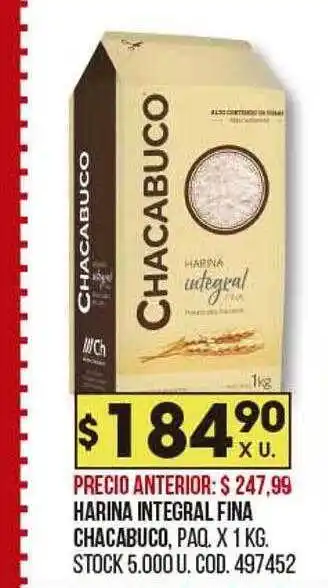 Coto Harina integral fina chacabuco oferta