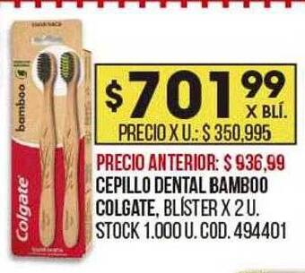 Coto Cepillo dental bamboo colgate oferta