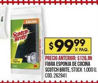 Coto Fibra esponja de cocina scotch brite oferta