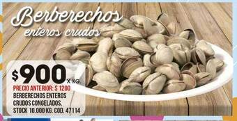 Coto Berberechos enteros crudos congelados oferta
