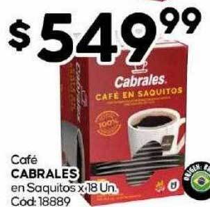 Diarco Café cabrales en saquitos oferta