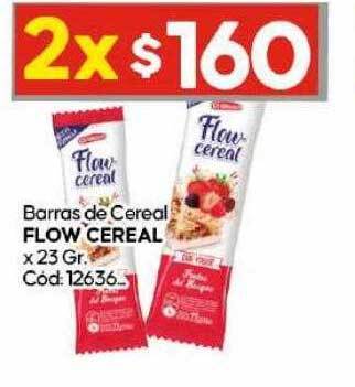 Diarco Barras de cereal flow cereal oferta