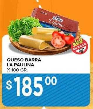 Supermercados Mayor Queso barra la paulina oferta
