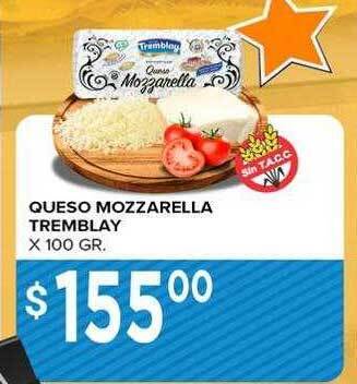 Supermercados Mayor Queso mozzarella tremblay oferta