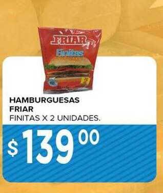 Supermercados Mayor Hamburguesas friar finitas oferta
