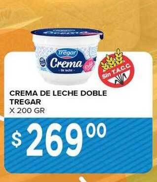 Supermercados Mayor Crema de leche doble tregar oferta