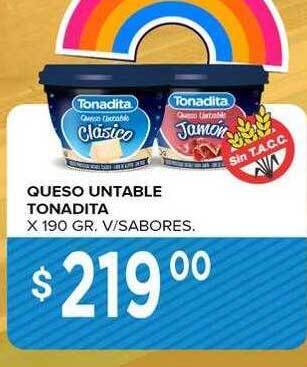 Supermercados Mayor Queso untable tonadita oferta
