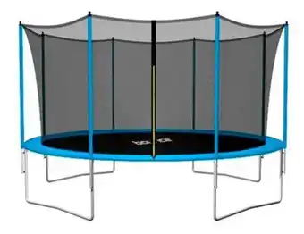 Frávega Cama elastica 3.65 metros azul red protectora chicos niño adulto oferta