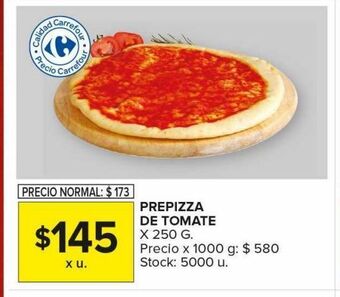 Carrefour Maxi Prepizza de tomate oferta