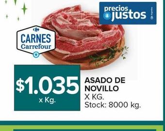 Carrefour Maxi Asado de novillo oferta