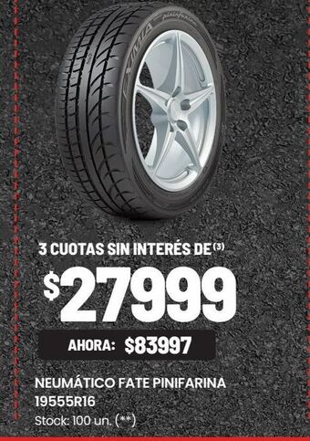Changomas Neumático fate pinifarina 19555r16 oferta