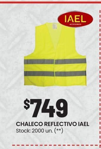 Changomas Chaleco reflectivo iael oferta