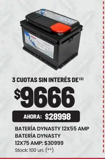 Walmart Batería dynasty oferta