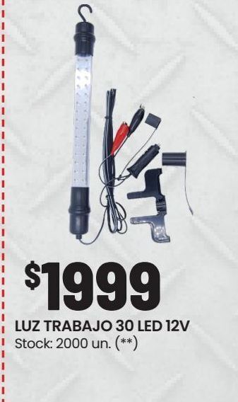 Walmart Luz trabajo 30 led 12v oferta