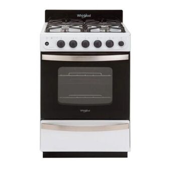 Cetrogar Cocina multigas whirlpool wfb57di blanca 4h encendido eléctrico 56 cm oferta