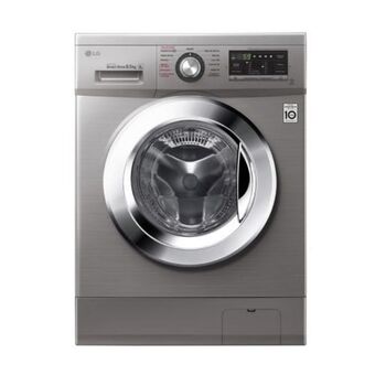 Cetrogar Lavarropas wm8516ee6 inverter 8.5 kg 1400rpm silver lg oferta