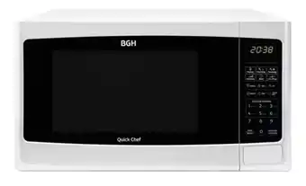 Monumental Hogar Microondas digital 20l "bgh" quick chef mod: pnh048658 oferta