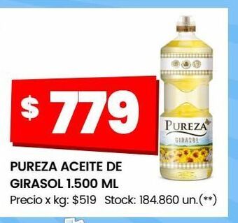 Changomas Pureza aceite de girasol oferta