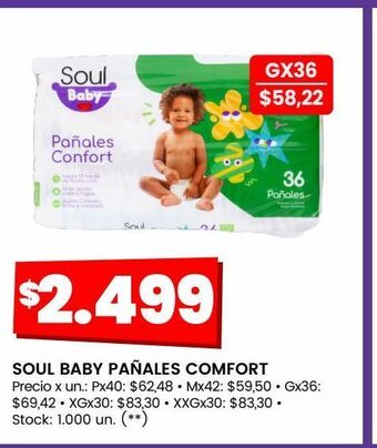 Changomas Soul baby pañales comfort oferta