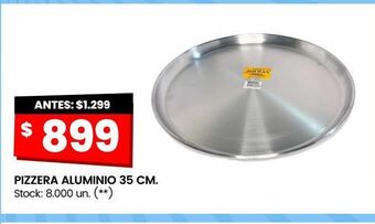 Changomas Pizzera aluminio 35 cm. oferta