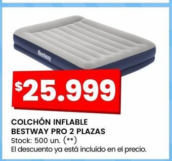 Changomas Colchón inflable bestway pro 2 plazas oferta