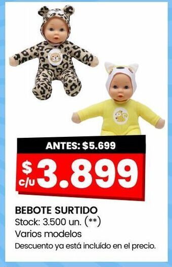Changomas Bebote surtido oferta