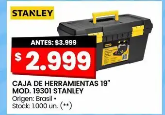 Changomas Caja de herramientas 19" mod. 19301 stanley oferta
