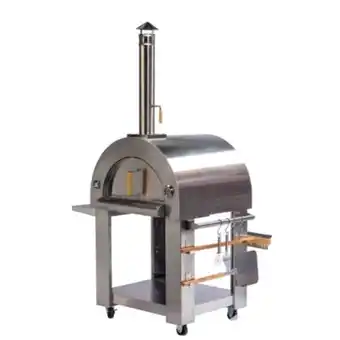Pinturerías Rex Horno de campo gourmet a leña acero inoxidable refractario bbq grill oferta