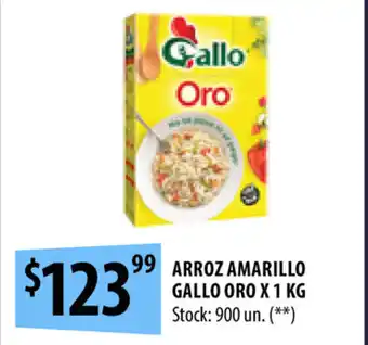 Punto Mayorista Arroz Amarillo Gallo Oro x 1 kg oferta