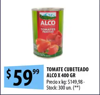 Punto Mayorista Tomate Cubeteado Alco x 400 gr oferta
