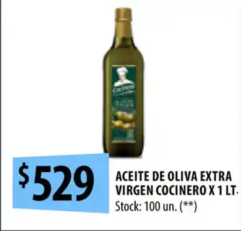 Punto Mayorista Aceite de oliva Extra Virgen Cocinero x 1lt oferta