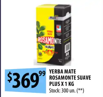 Punto Mayorista Yerba Mate Rosamonte Suave Plus x 1 kg oferta