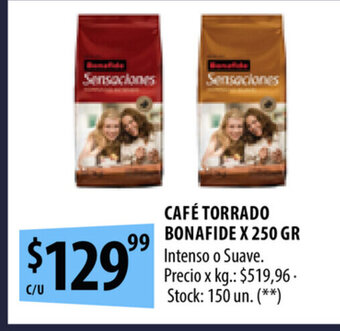 Punto Mayorista Cafè Torrado Bonafide x 250 gr oferta