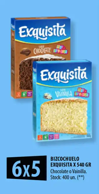 Punto Mayorista Bizcochuelo Exquisita x 540g oferta