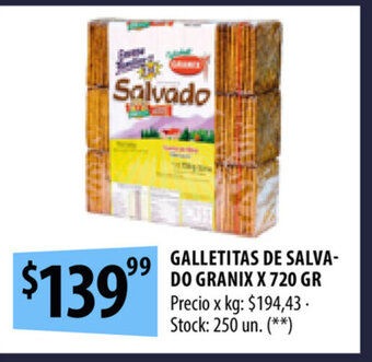 Punto Mayorista Galletitas De Salvado Granix x 720 gr oferta